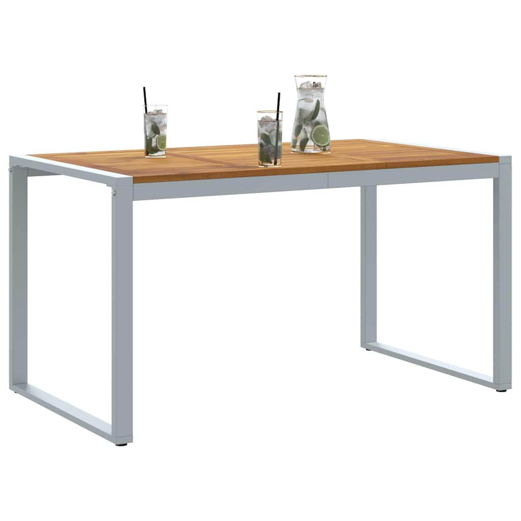 Mesa de Jantar para Jardim Cinzeto 140 x 80 x 75 cm
