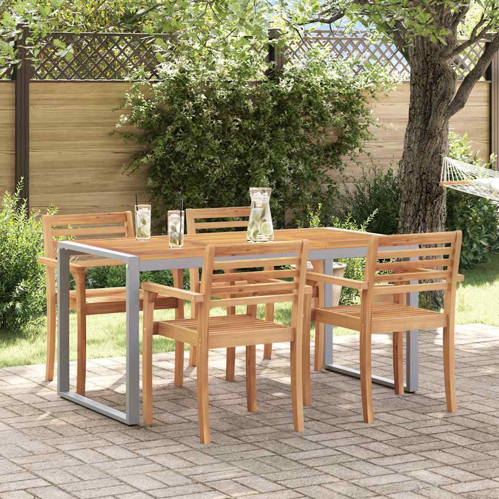 Mesa de Jantar para Jardim Cinzeto 160 x 80 x 75 cm