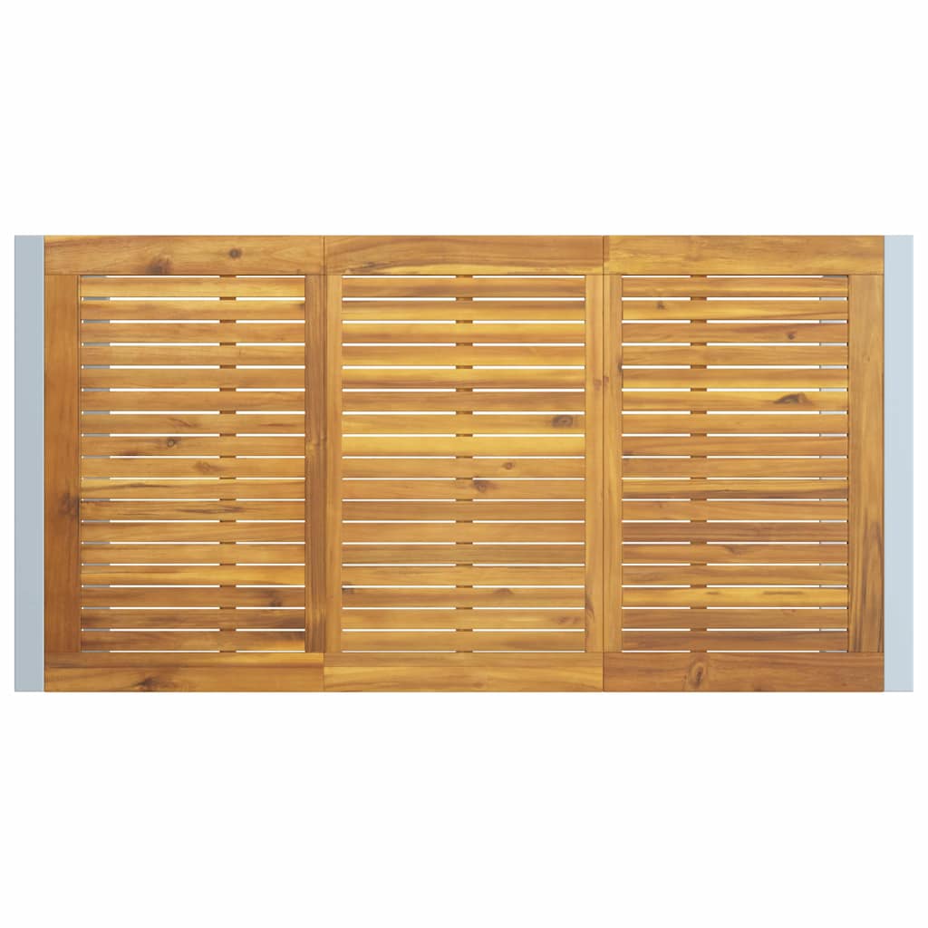 Mesa de Jantar para Jardim Cinzeto 160 x 80 x 75 cm