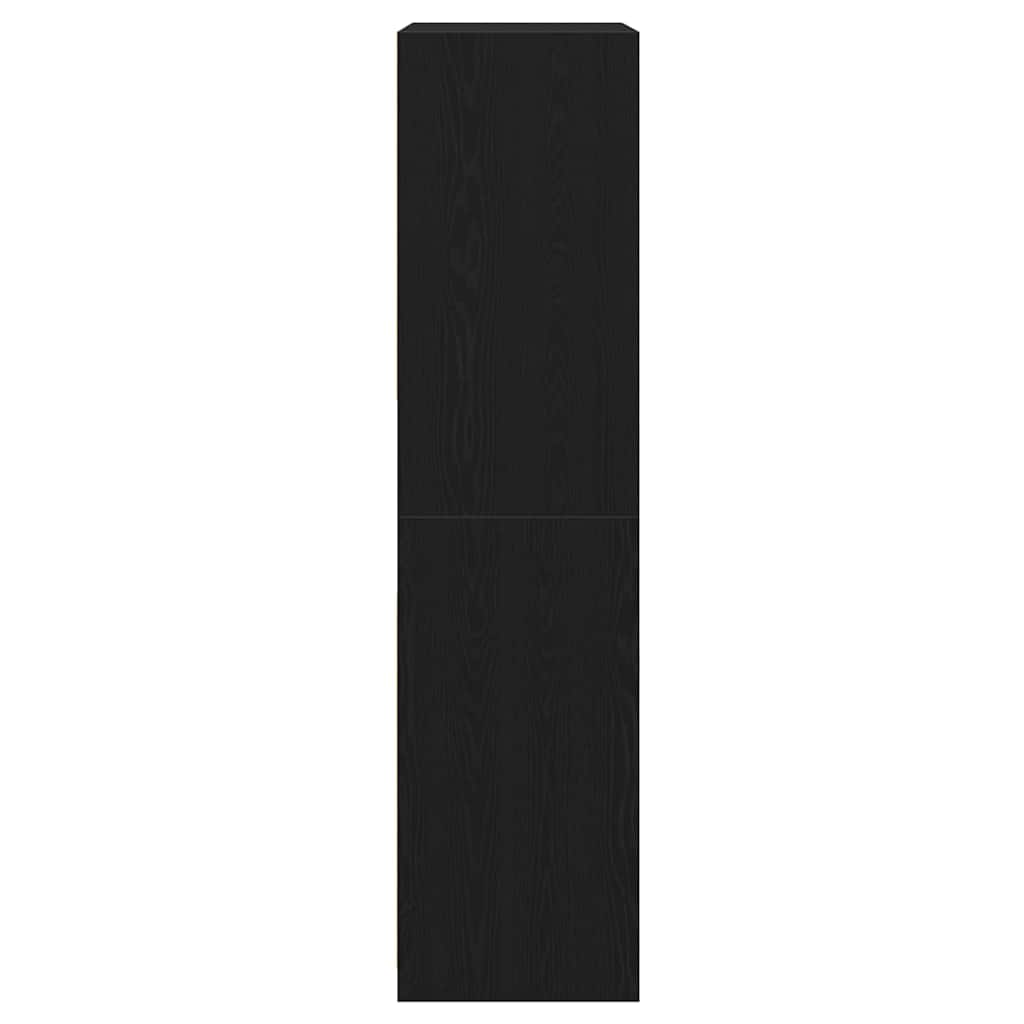 Guarda-roupa com prateleira Carvalho preto 100 x 50 x 200 cm
