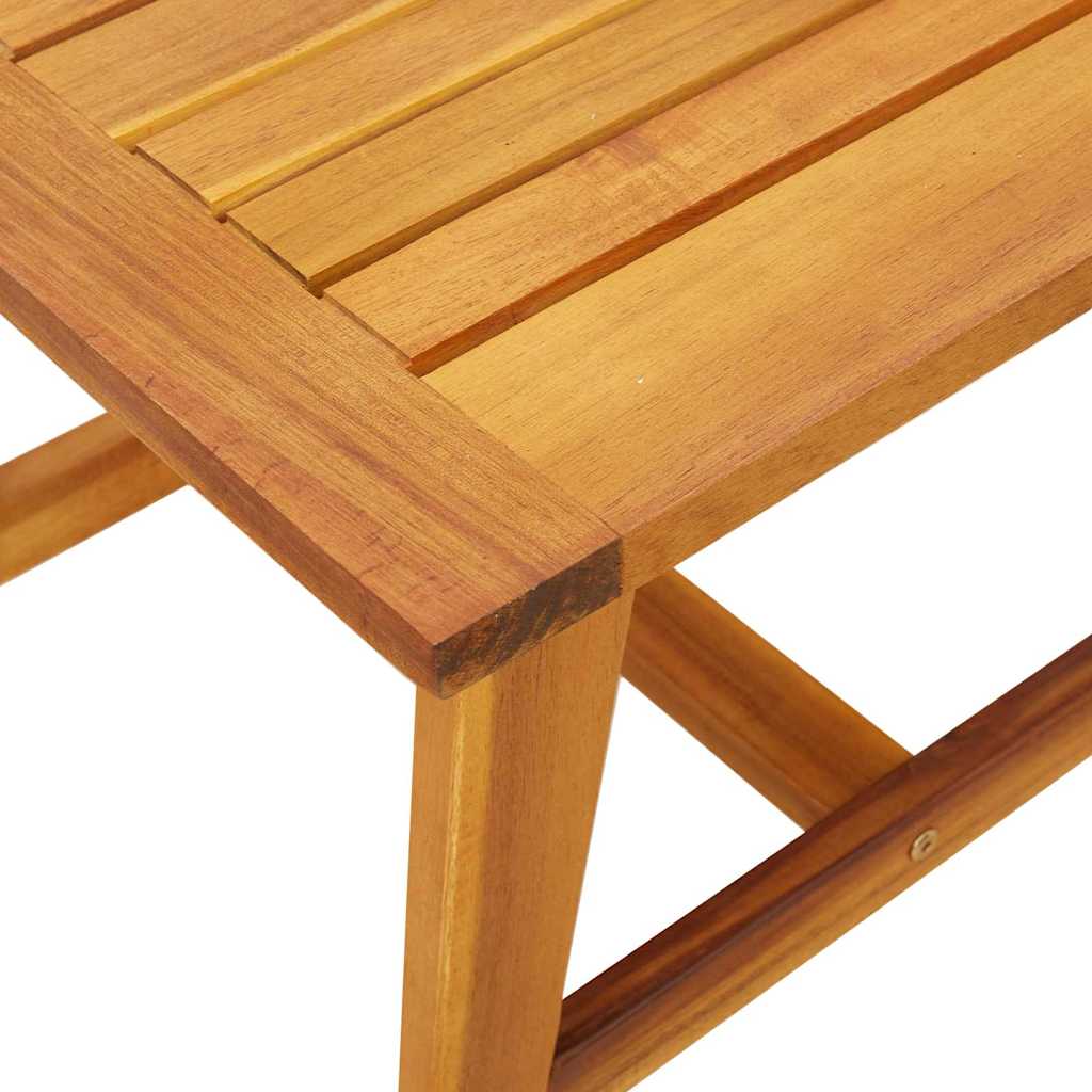 Mesa Lateral Castanho Madeira de acácia maciça