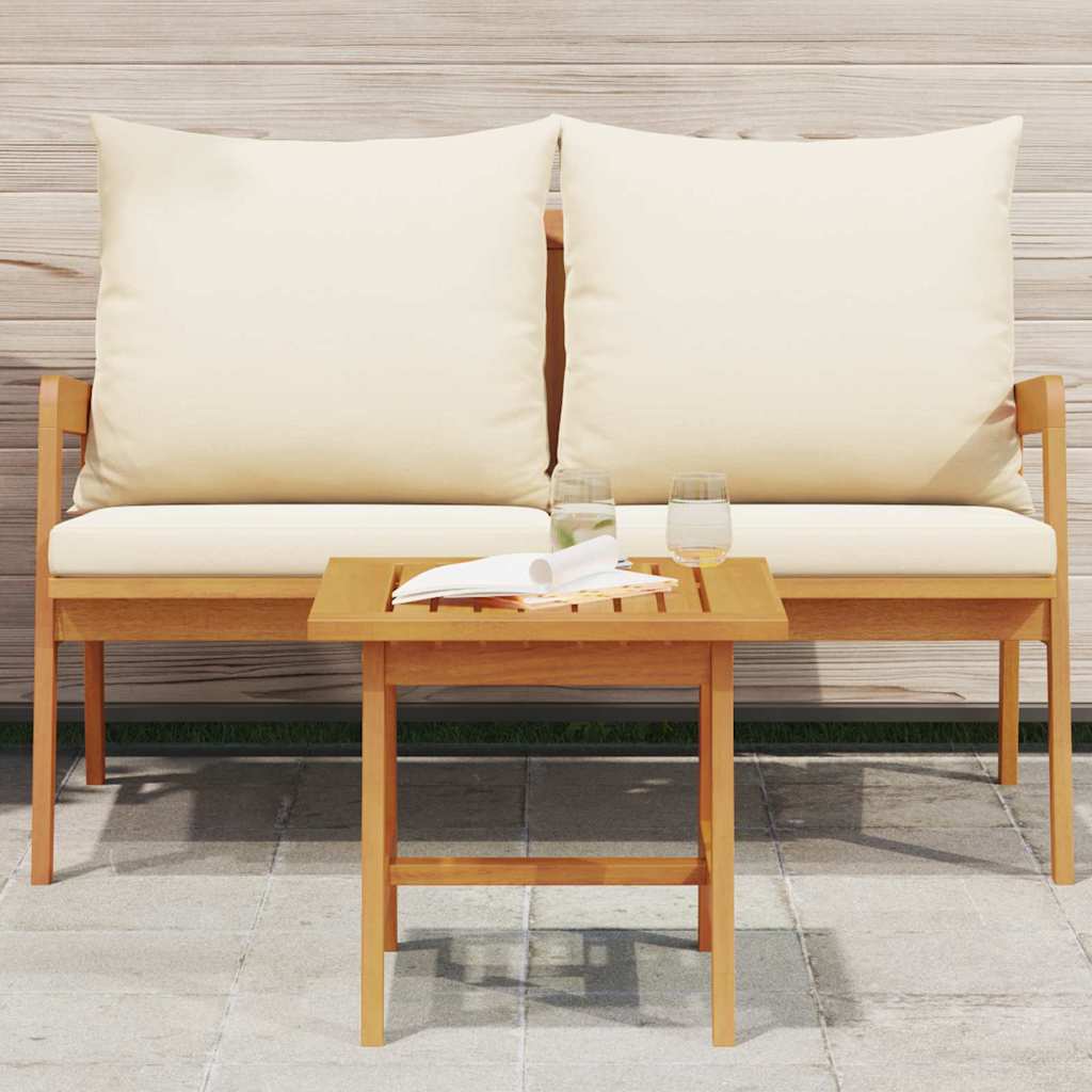 Mesa Lateral Castanho Madeira de acácia maciça