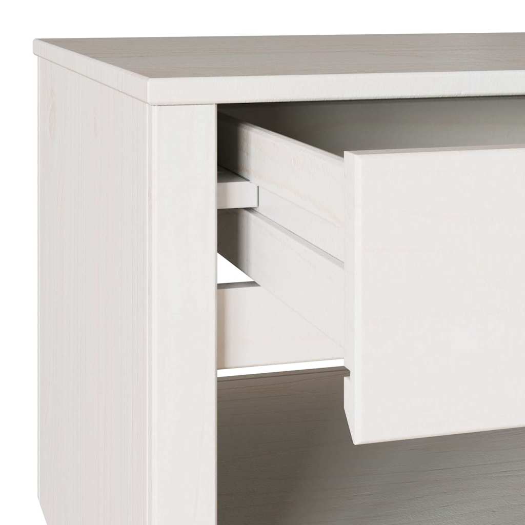 Mesa de centro com gaveta Drammen Branco 99 x 55 x 45 cm