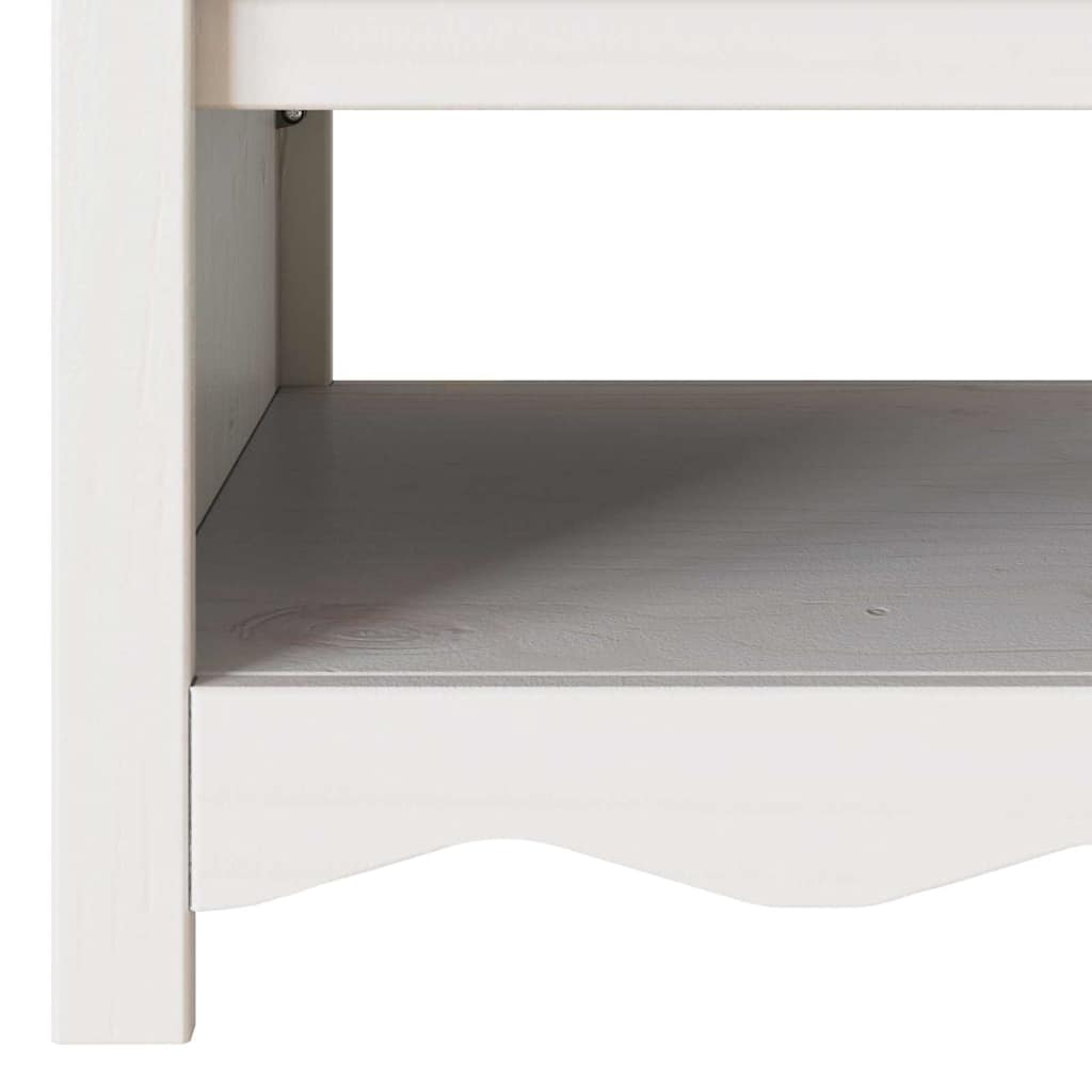 Mesa de centro com gaveta Drammen Branco 99 x 55 x 45 cm
