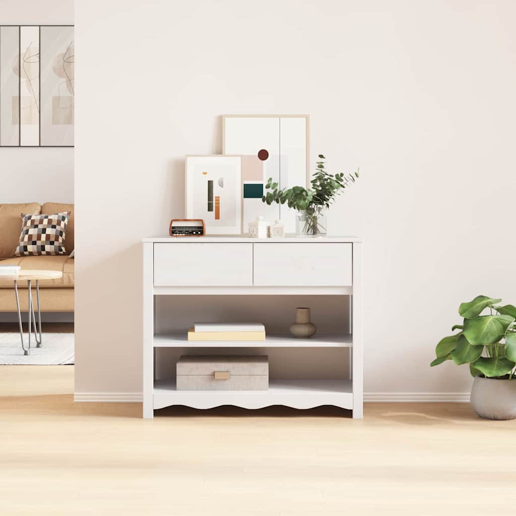 Aparador com gaveta Drammen Branco 89.5 x 37 x 73 cm