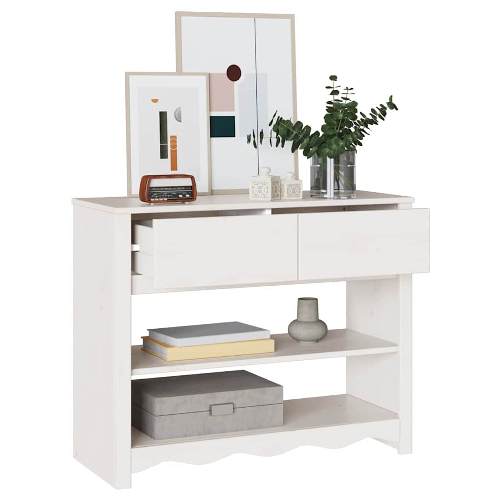 Aparador com gaveta Drammen Branco 89.5 x 37 x 73 cm