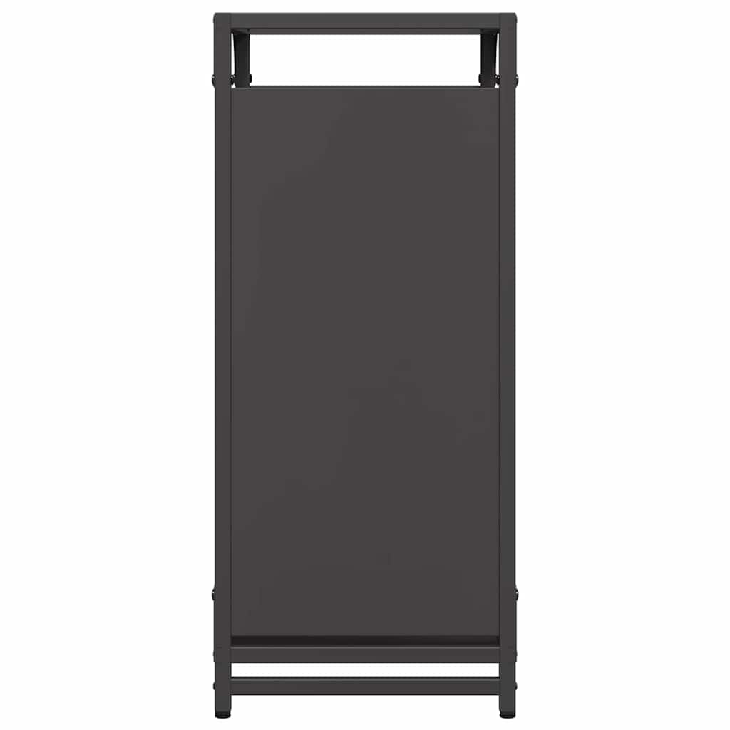 Suporte para lenha 44x28x65 cm aço laminado a frio preto