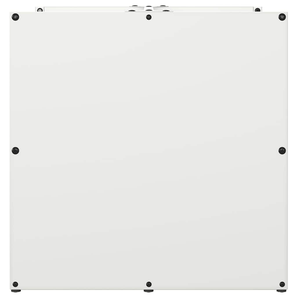 Suporte para lenha 40x40x40 cm aço laminado a frio branco
