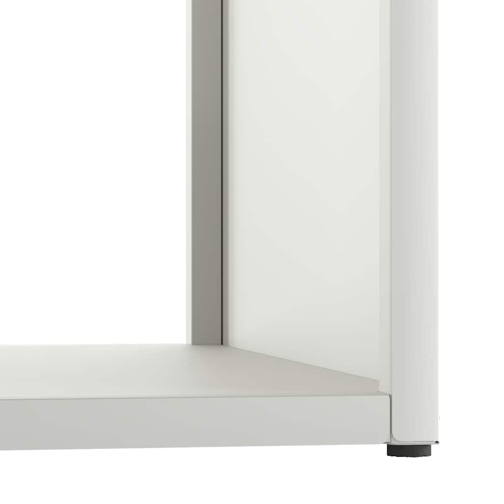 Suporte para lenha 40x40x40 cm aço laminado a frio branco