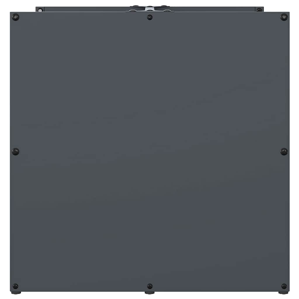 Suporte para lenha 40x40x40 cm aço laminado a frio antracite