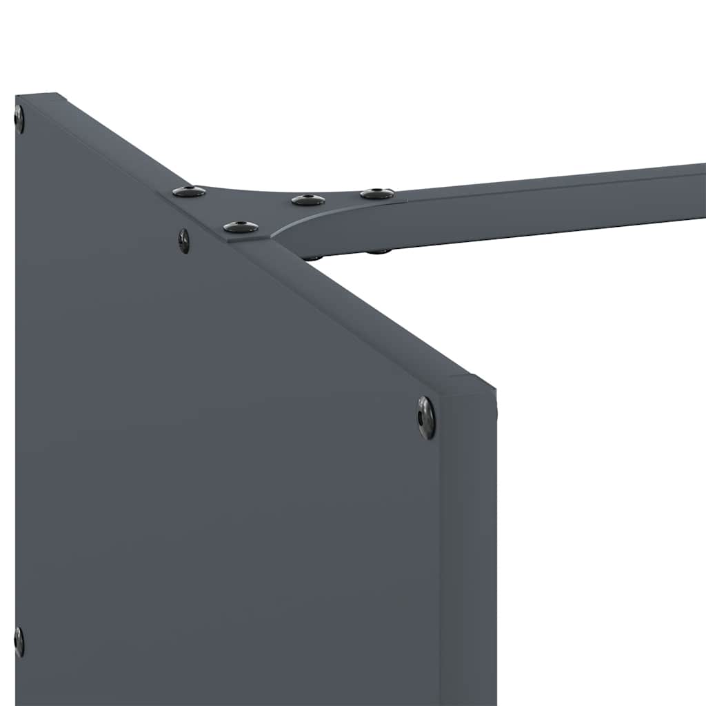 Suporte para lenha 40x40x40 cm aço laminado a frio antracite