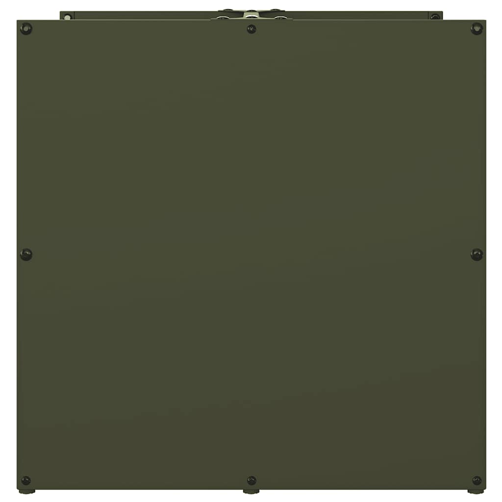 Suporte para lenha aço laminado a frio verde azeitona