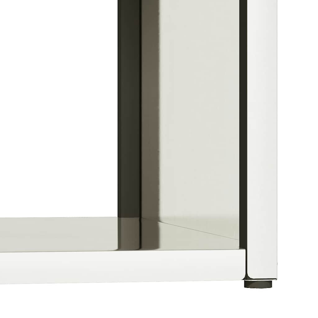 Suporte para lenha 40x40x40 cm aço inoxidável