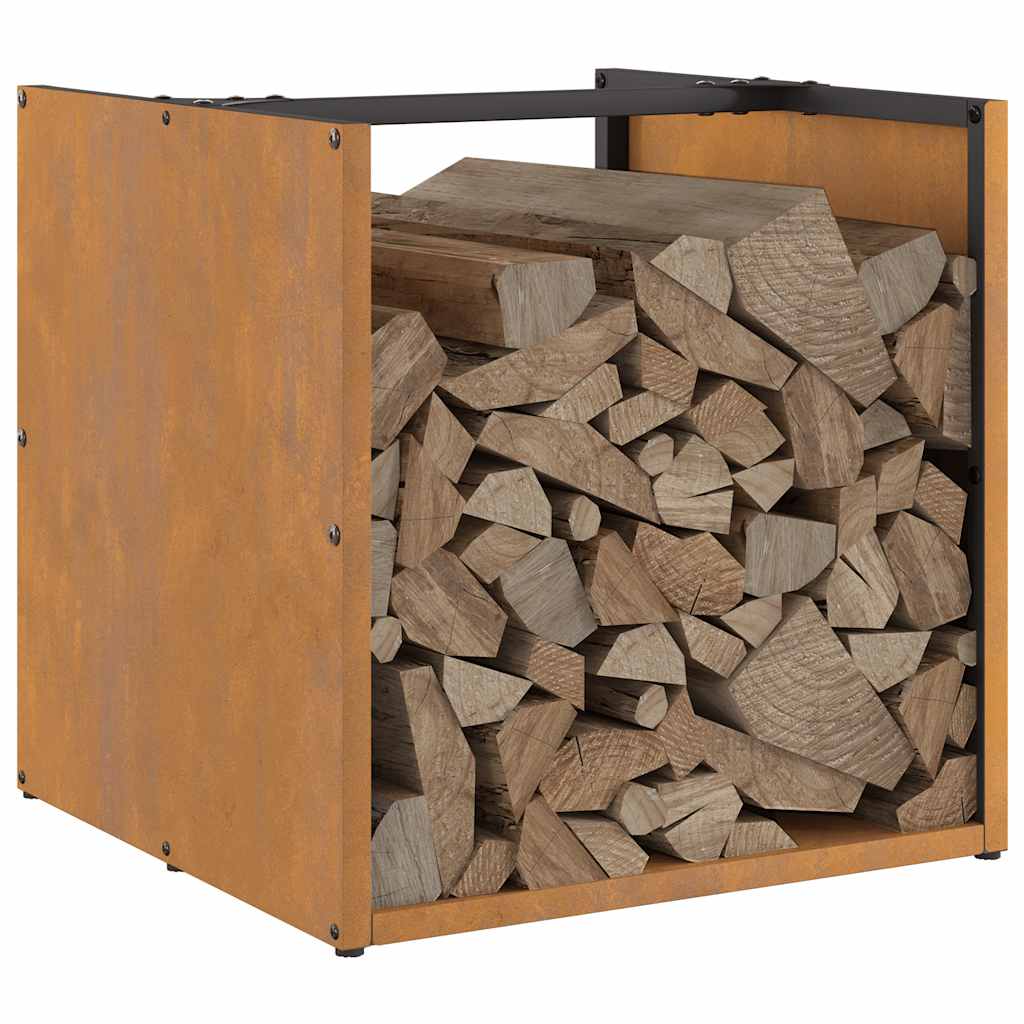 Rack Lenha 40x40x40 cm aço resistente às intempéries