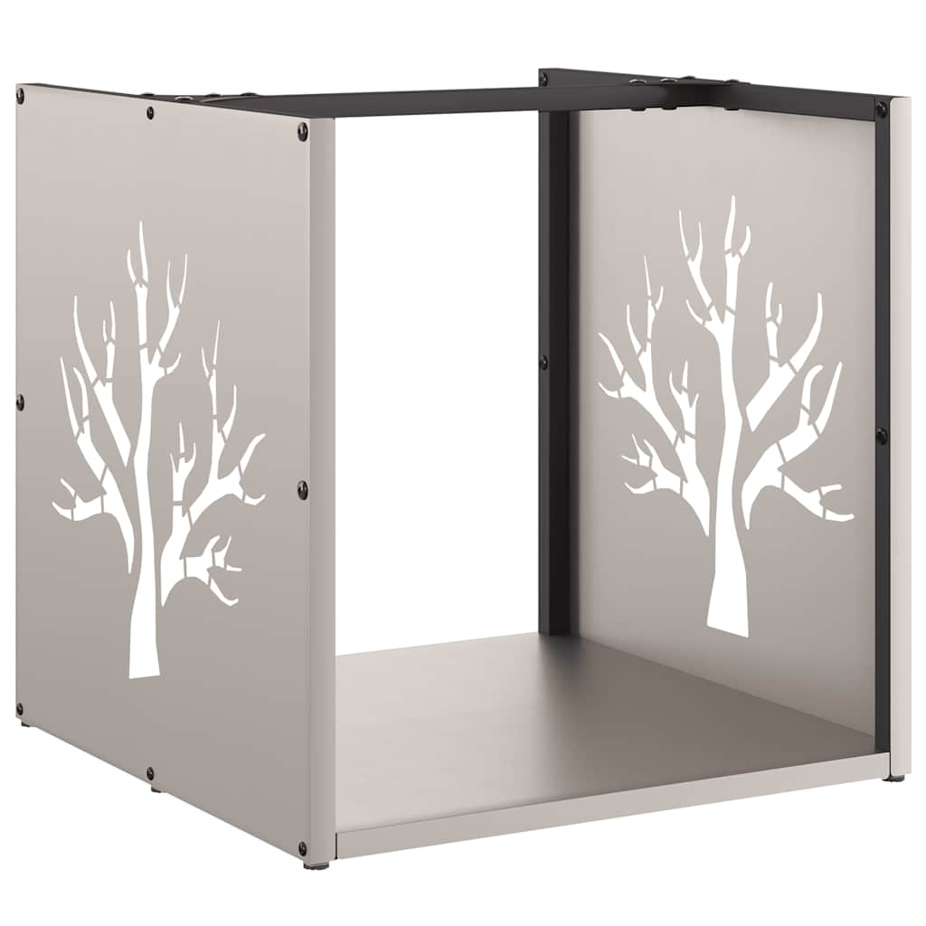 Rack Lenha 40x40x40 cm aço resistente às intempéries