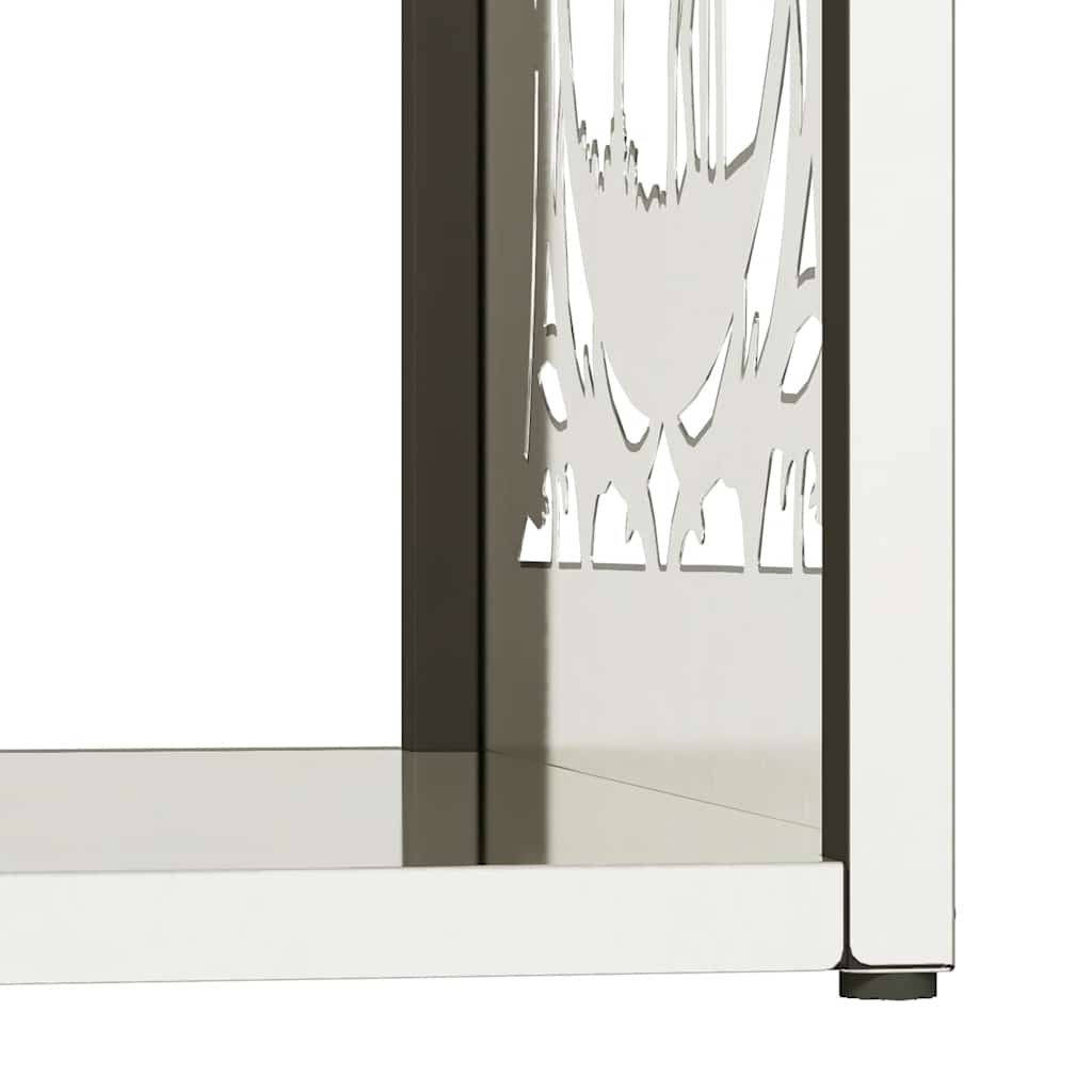 Suporte para lenha 40x40x40 cm aço inoxidável