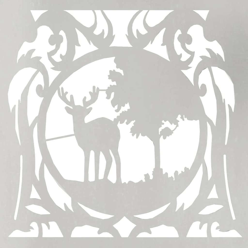 Suporte para lenha 40x40x40 cm aço inoxidável