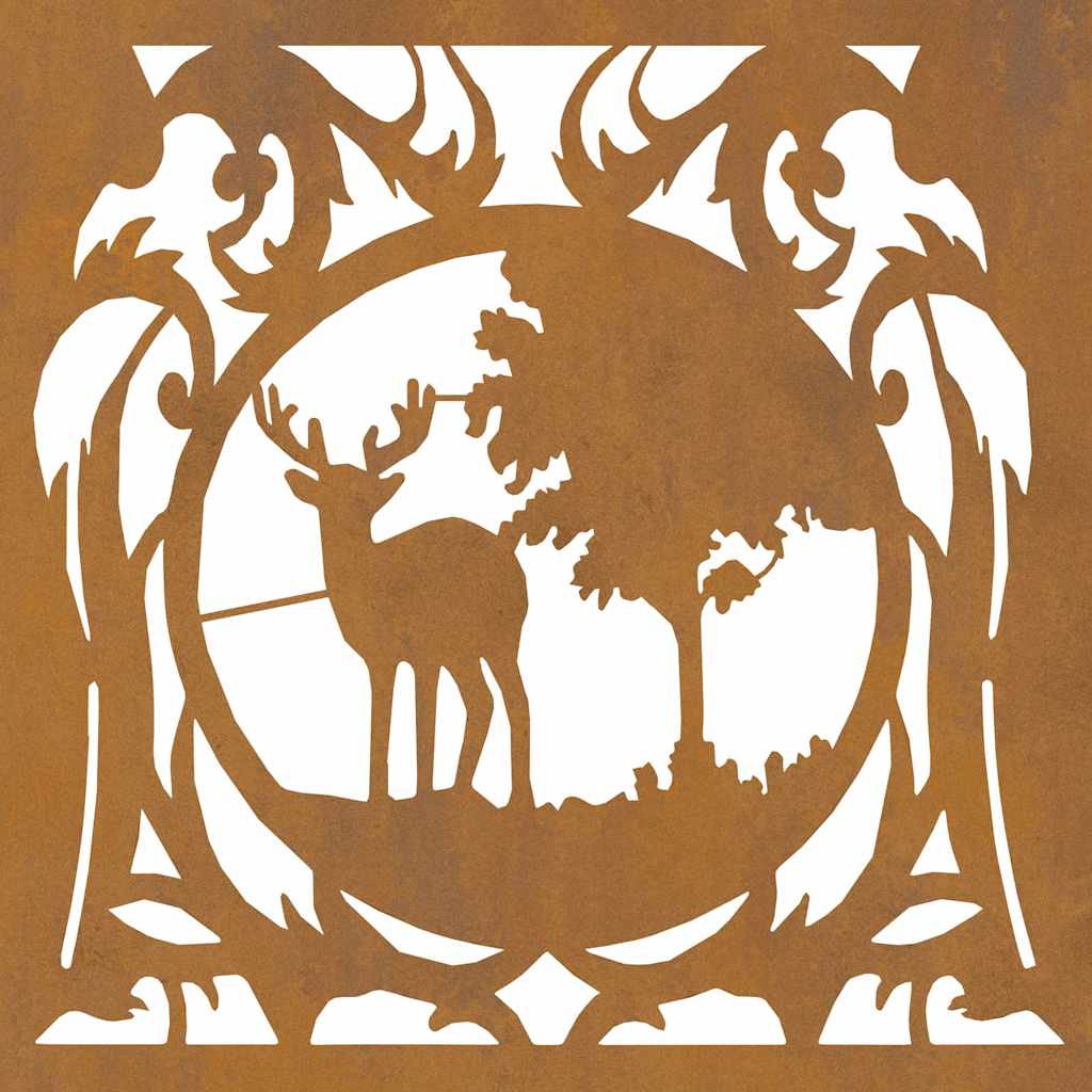 Rack Lenha 40x40x40 cm aço resistente às intempéries