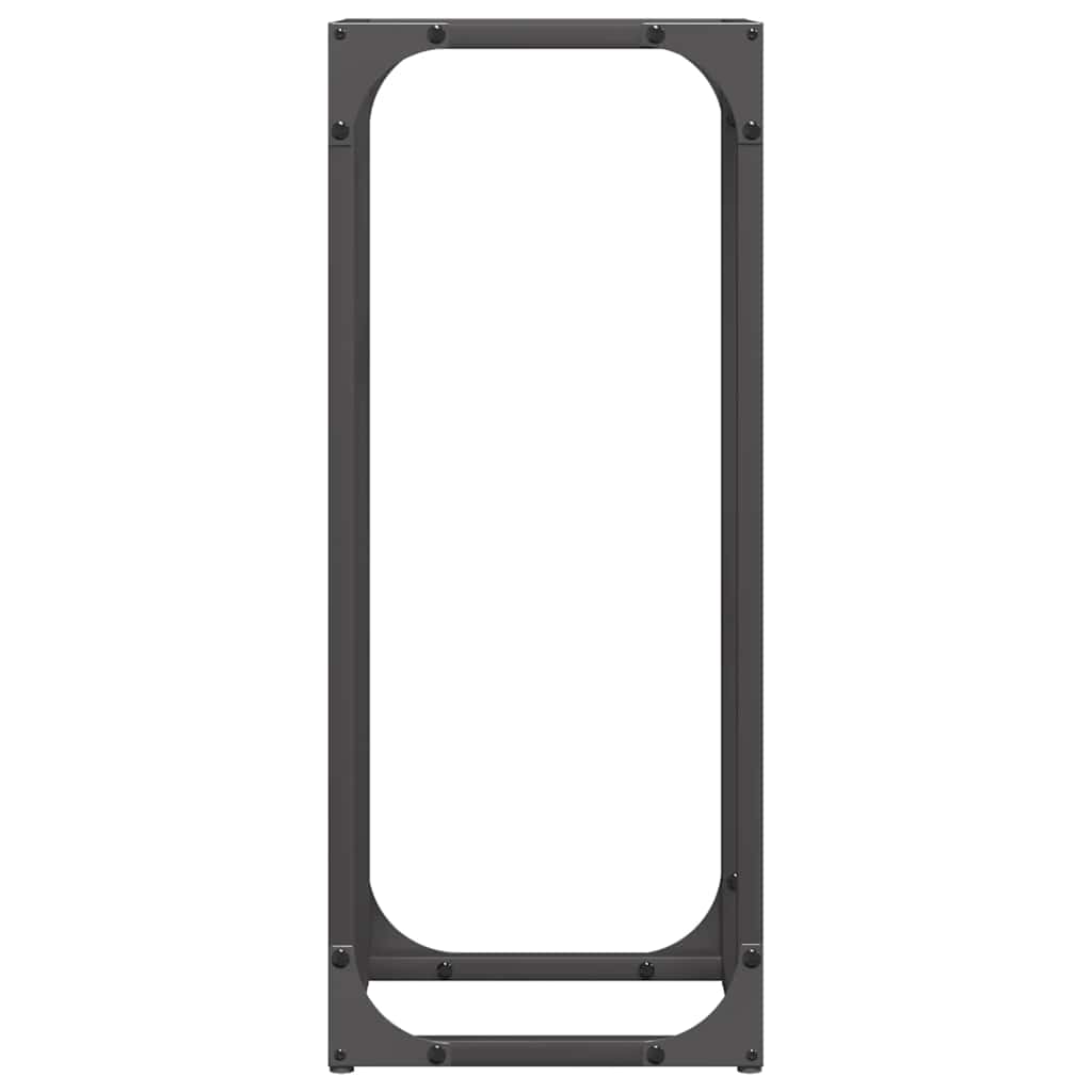 Suporte para lenha 25x25x60 cm aço laminado a frio preto