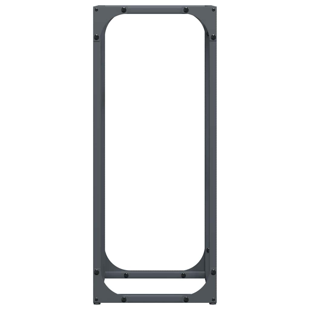 Suporte para lenha 25x25x60 cm aço laminado a frio antracite