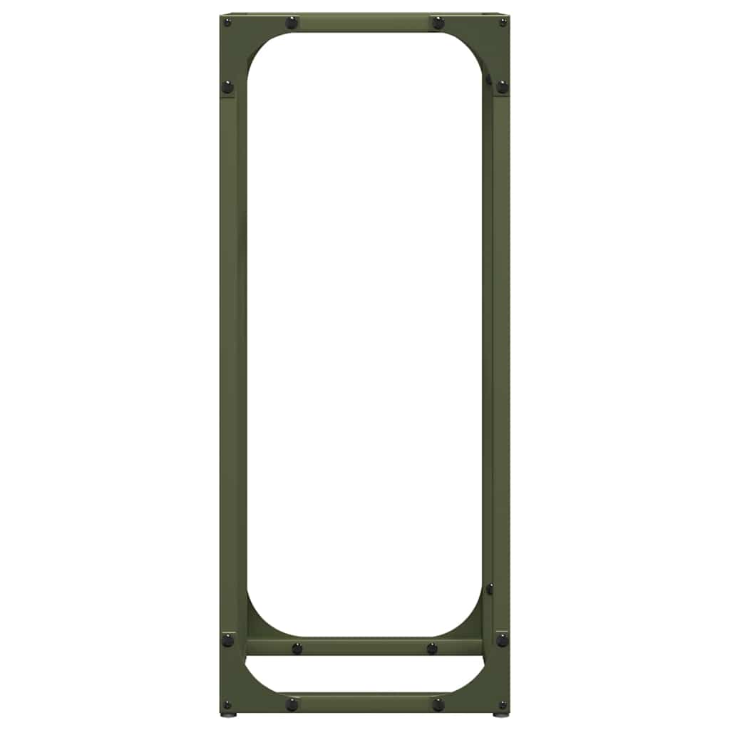 Suporte para lenha aço laminado a frio verde azeitona