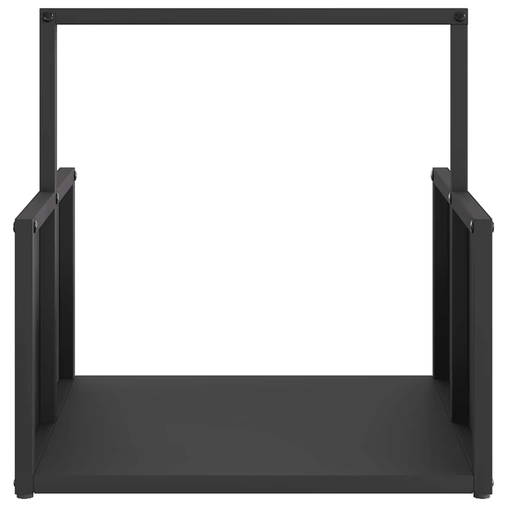 Suporte para lenha 40x40x40 cm aço laminado a frio preto