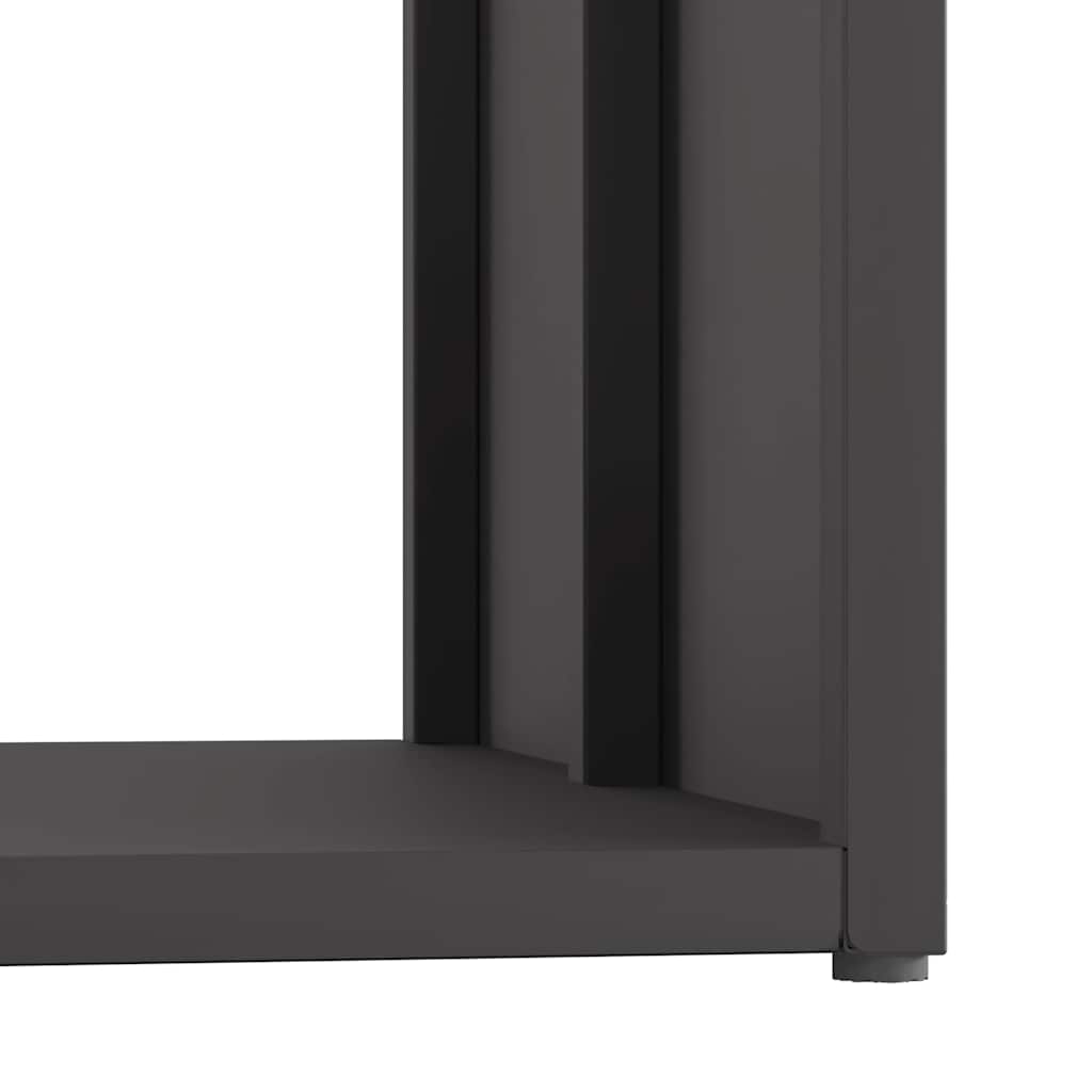 Suporte para lenha 40x40x40 cm aço laminado a frio preto