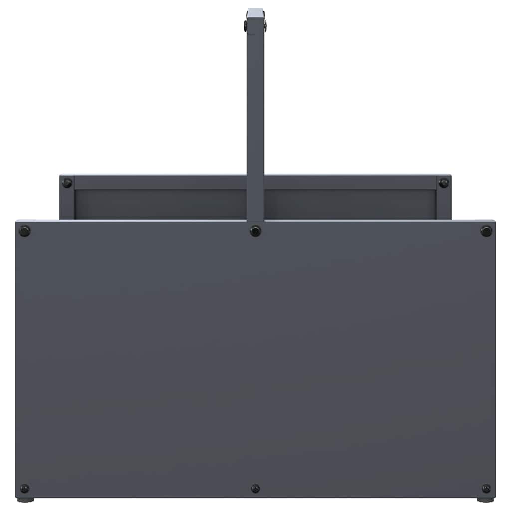 Suporte para lenha 40x40x40 cm aço laminado a frio antracite