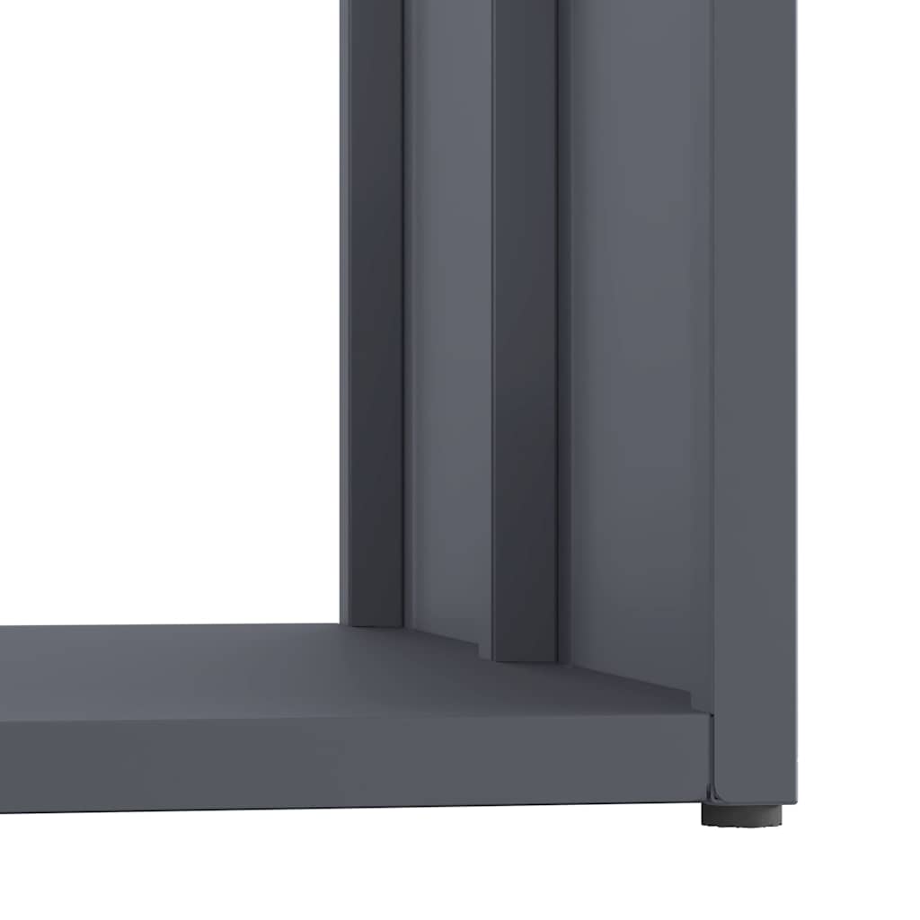 Suporte para lenha 40x40x40 cm aço laminado a frio antracite