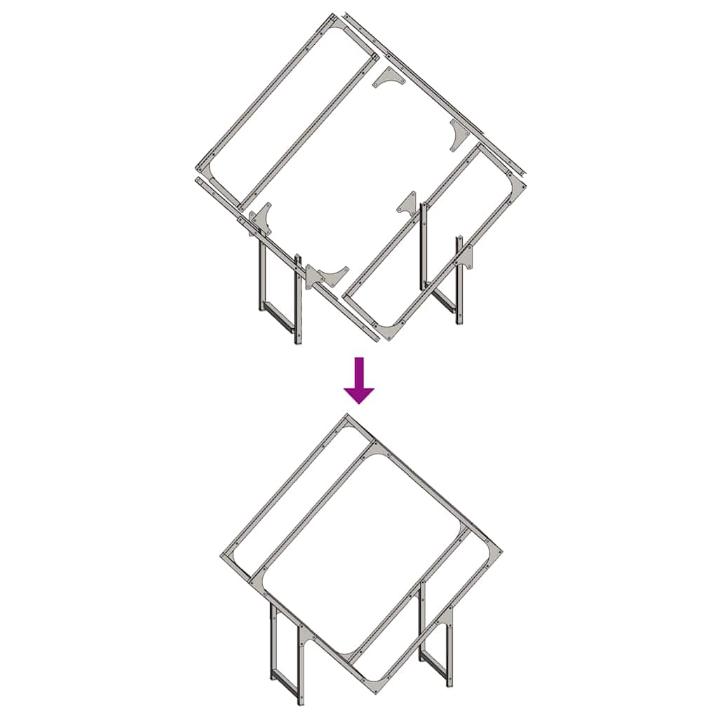 Suporte para lenha 80x25x80 cm aço laminado a frio branco