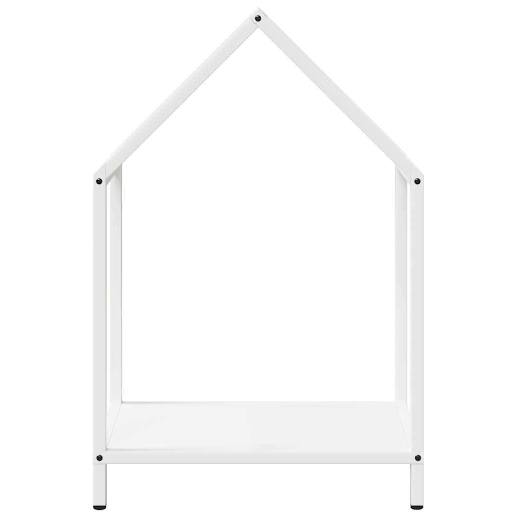 Suporte para lenha 40x25x60 cm aço laminado a frio branco