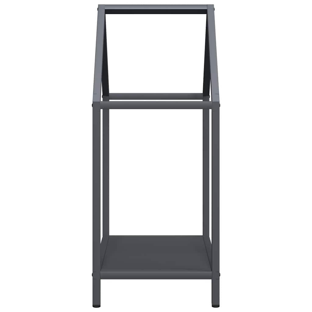 Suporte para lenha 40x25x60 cm aço laminado a frio antracite