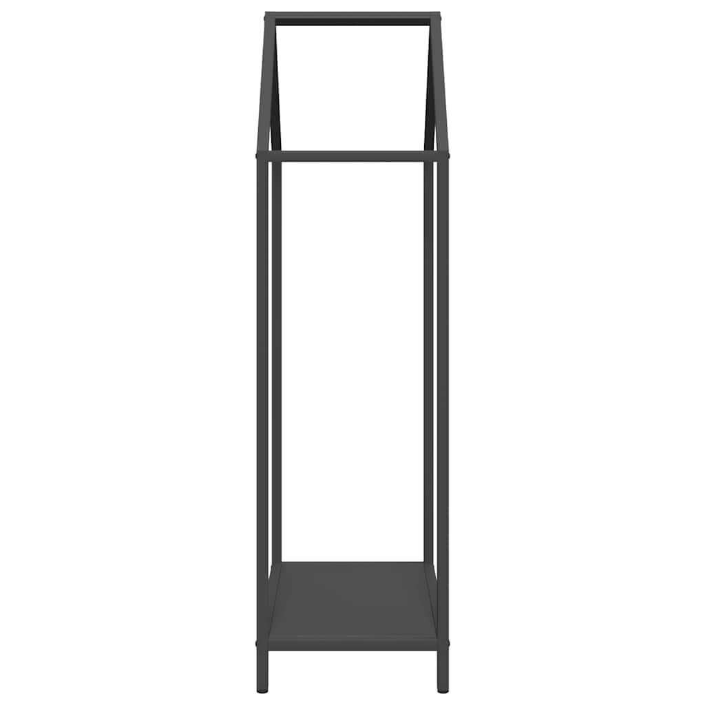 Suporte para lenha 40x25x90 cm aço laminado a frio preto