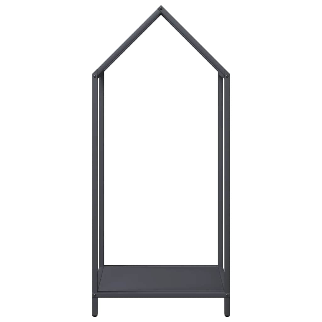 Suporte para lenha 40x25x90 cm aço laminado a frio antracite