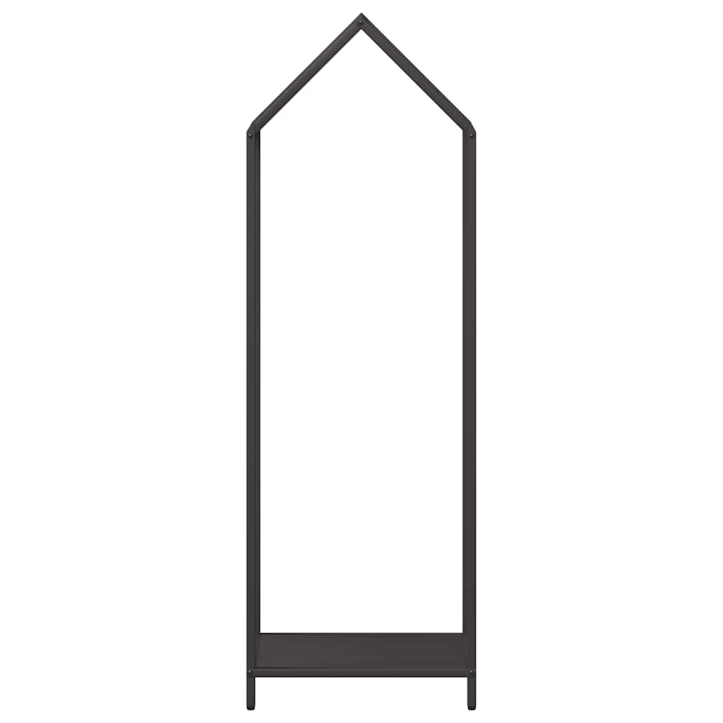 Suporte para lenha 40x25x120 cm aço laminado a frio preto