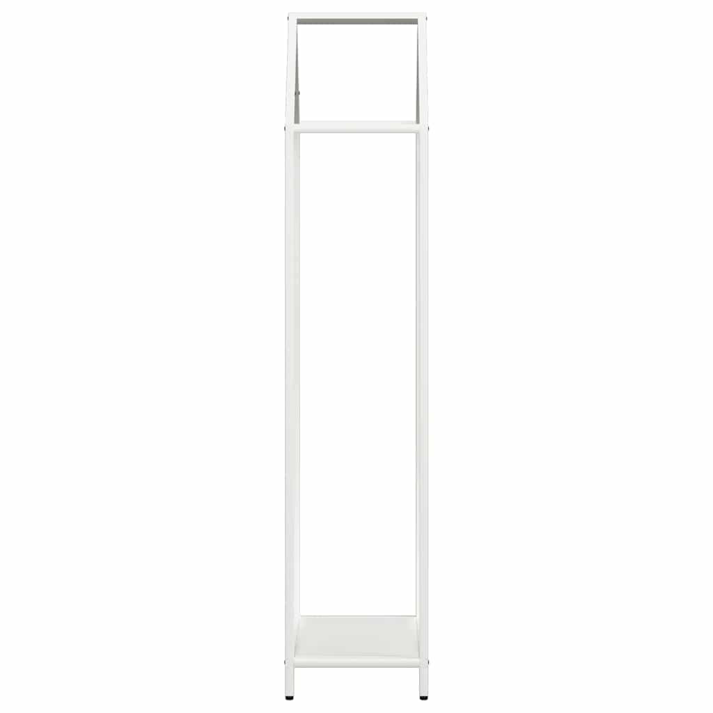 Suporte para lenha 40x25x120 cm aço laminado a frio branco