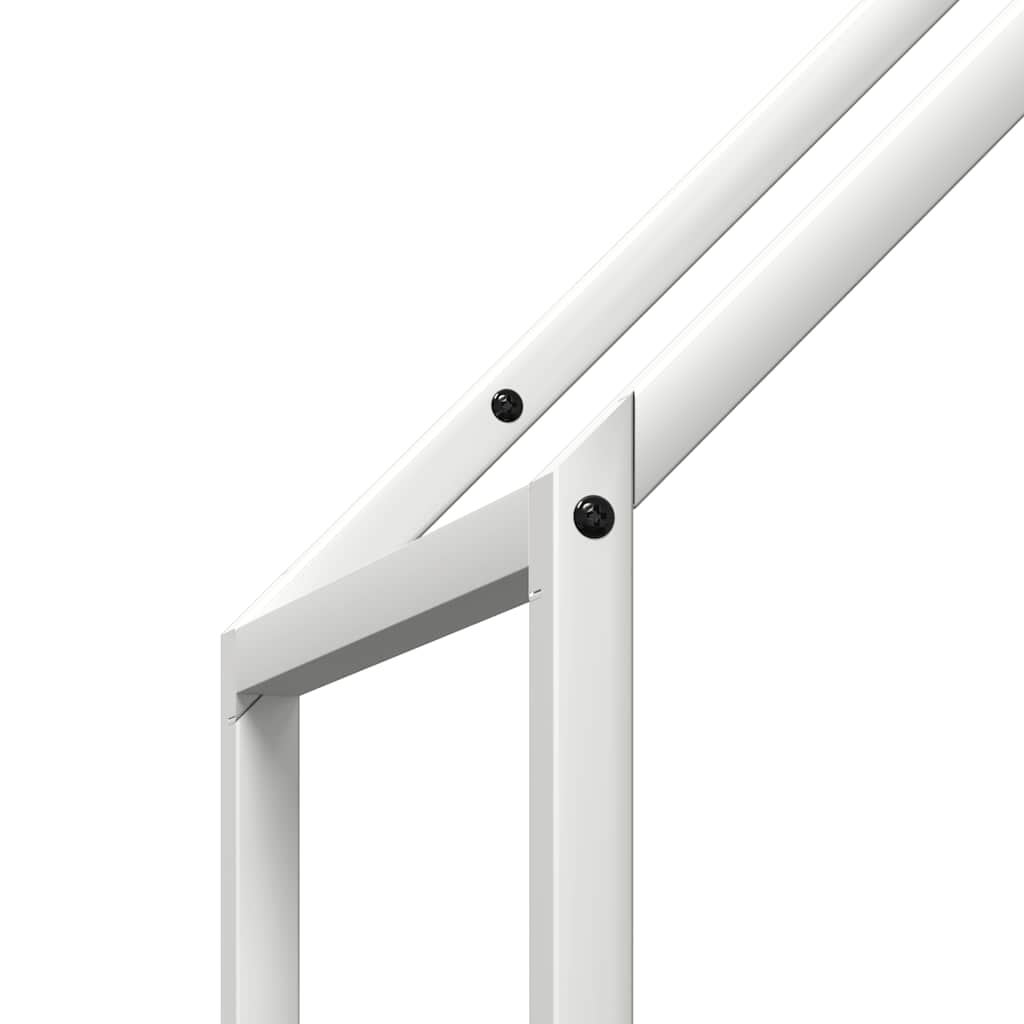 Suporte para lenha 40x25x120 cm aço laminado a frio branco