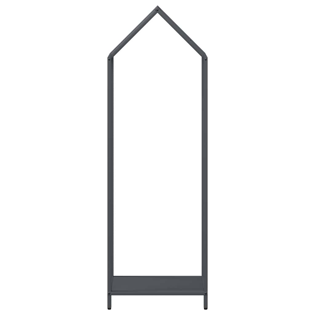 Suporte para lenha 40x25x120 cm aço laminado a frio antracite