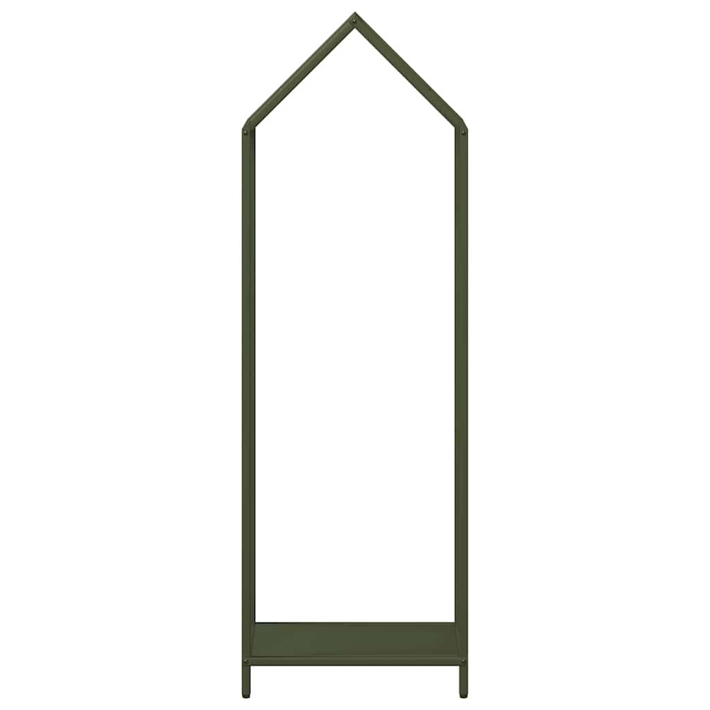 Suporte para lenha aço laminado a frio verde azeitona