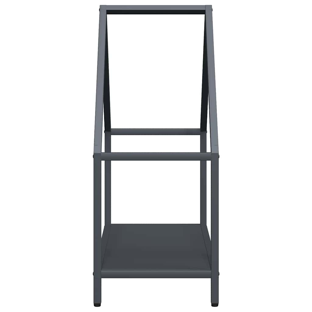 Suporte para lenha 60x25x60 cm aço laminado a frio antracite