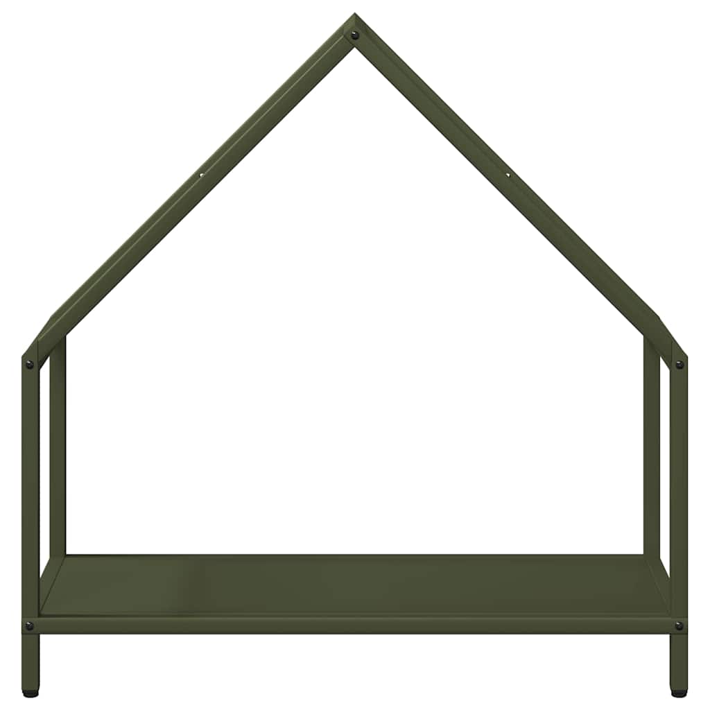 Suporte para lenha aço laminado a frio verde azeitona