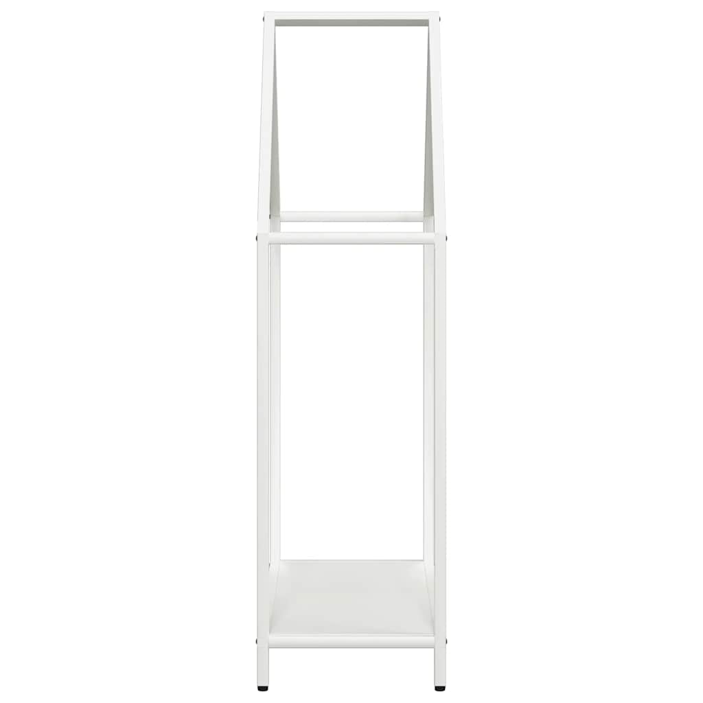 Suporte para lenha 60x25x90 cm aço laminado a frio branco