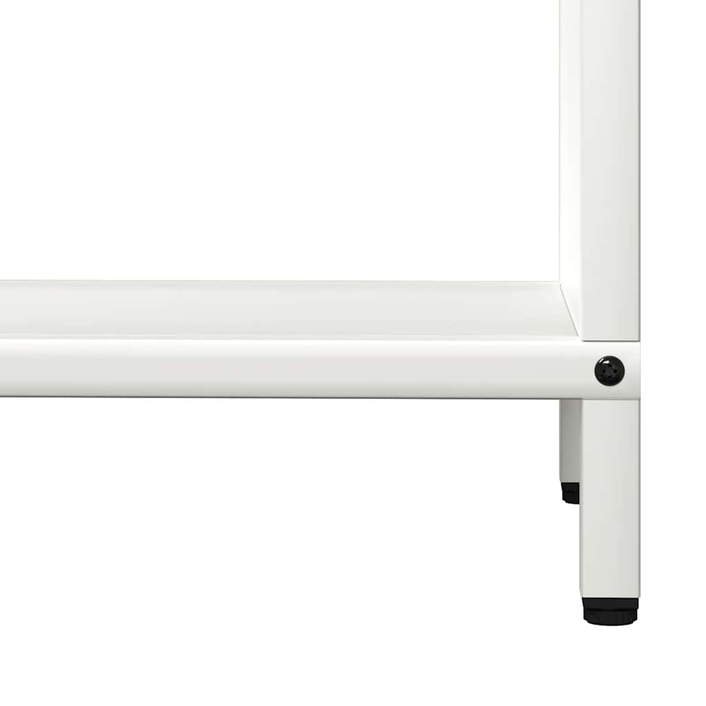 Suporte para lenha 60x25x90 cm aço laminado a frio branco