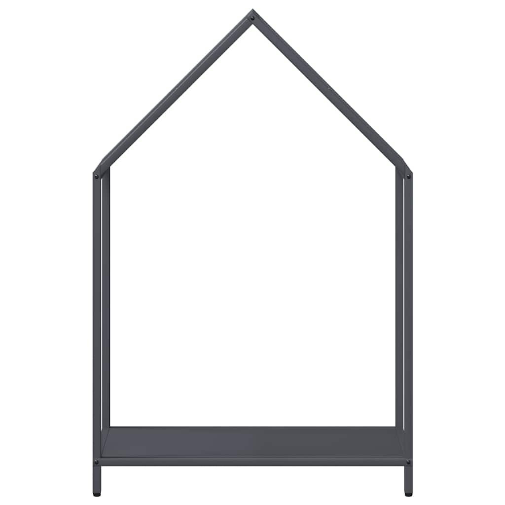 Suporte para lenha 60x25x90 cm aço laminado a frio antracite