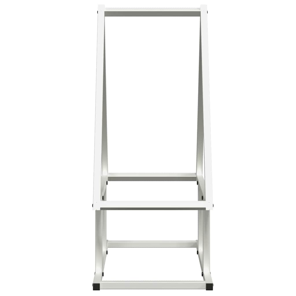Suporte para lenha 50x25x60 cm aço laminado a frio branco