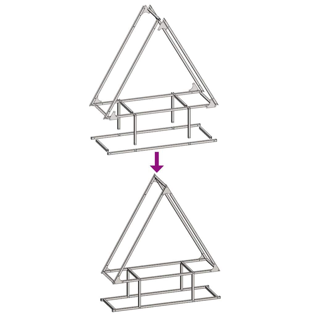 Suporte para lenha 80x25x90 cm aço laminado a frio branco