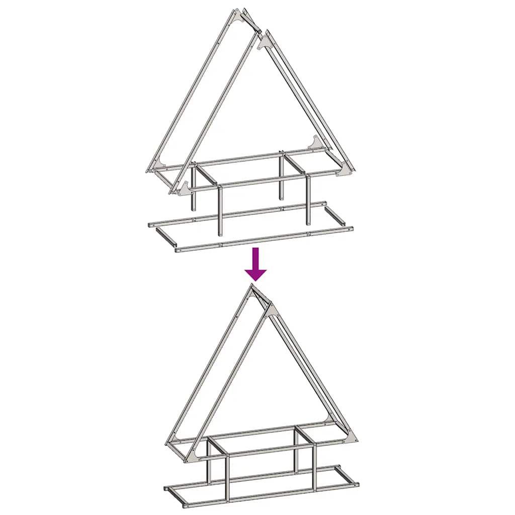Suporte para lenha aço laminado a frio verde azeitona