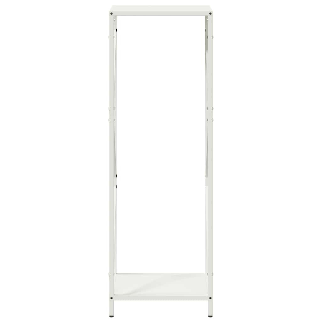 Suporte para lenha 34x25x100 cm aço laminado a frio branco
