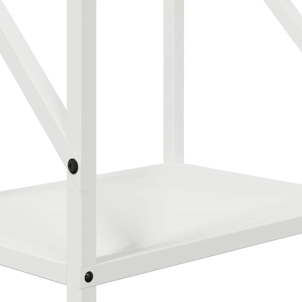 Suporte para lenha 34x25x100 cm aço laminado a frio branco