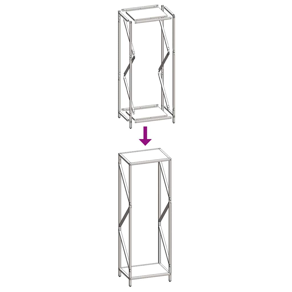 Suporte para lenha aço laminado a frio verde azeitona